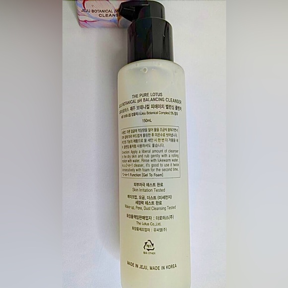 THE PURE LOTUS - NIB | Jeju Botanical Ph Balancing Facial Cleanser - 150mL - Picture 10 of 11